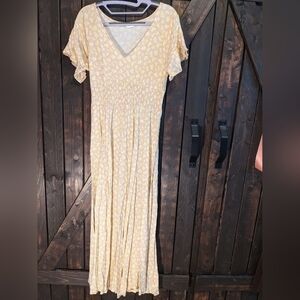 LASCANA tan with yellow and white flowers, Size 6